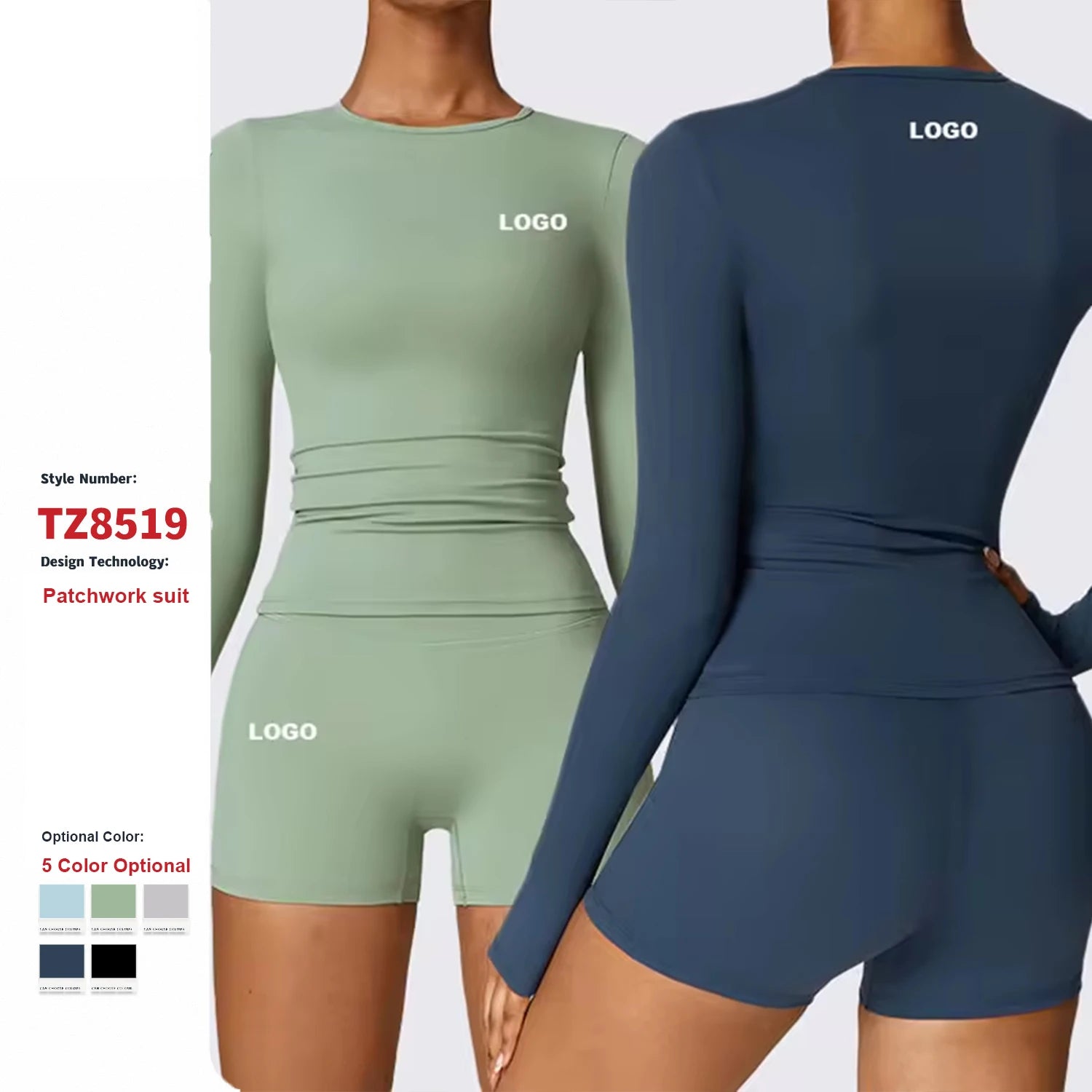 Wholesale Custom Logo Quick Drying Breathable 3 Piece Sportswear Gym Fitness Sport Clothes Women Three-Piece Sportswear Yoga Set
