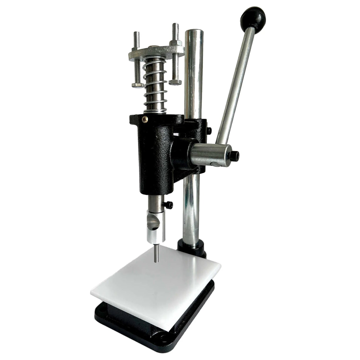 Round Drill Hole Punching Machine for Plastic Bag Paper Leather Card Films-for Fruit Courier Food Packaging Bags