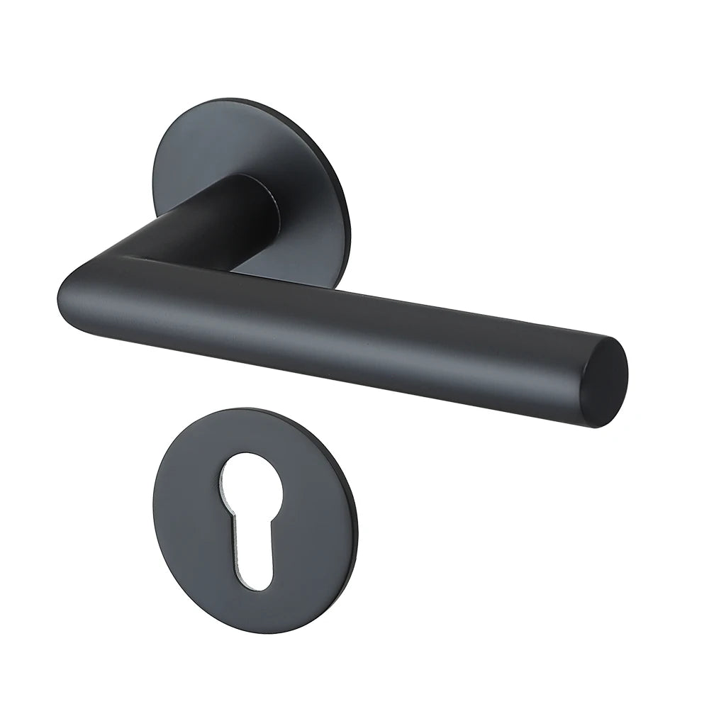 Factory Supply Durable Stainless Steel Black Window Lever Doors Handles Luxury Main Door Handle
