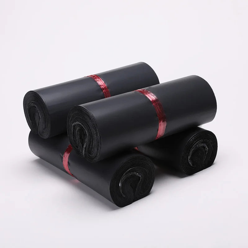 Custom Logo Cheap Recycled Black Poly Waterproof Logistics Mailing Bags for Shipping