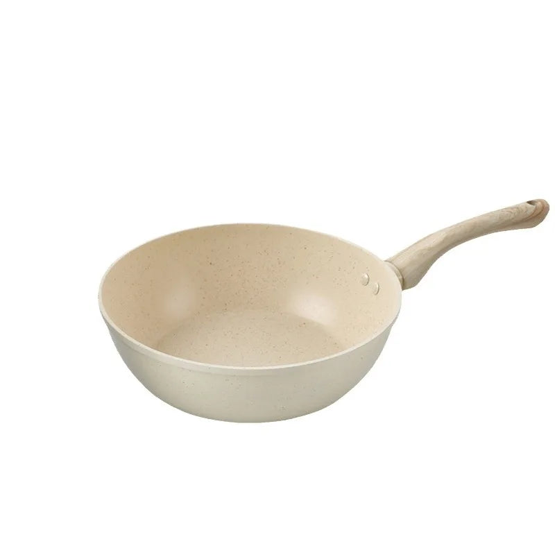 Universal Non Stick Frying Pan Kitchen Environment-friendly Frying Pan High Grade Cookware Medical Stone Aluminum Cooking
