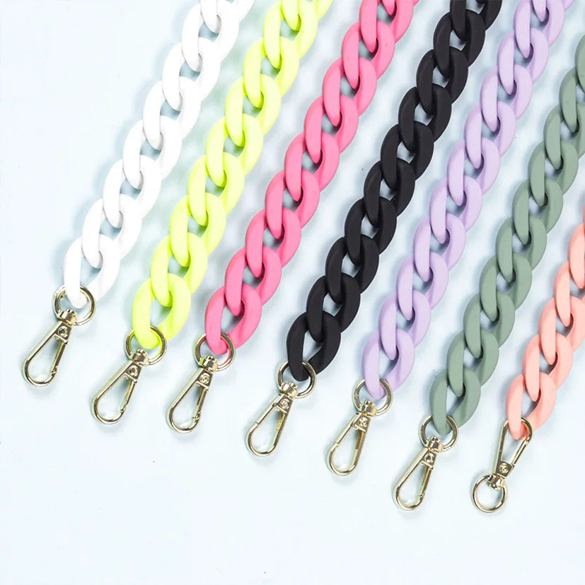 For Deepeel AL089 43cm Women's Shoulder Bags Special Handbag Chain with Acrylic Accessories for Handbags