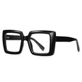 Large Square TR90 Optical Frame Eyeglasses Anti-Blue Light Ladies Glasses with Comfortable Large Frame