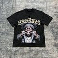 DENIMGUYS Custom Graphic Tees Printed Men's Silk Screen Printing Vintage Acid Wash T-shirt Men Oversized Tshirts