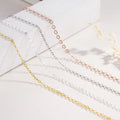 WHOLESALE BULK PRICE 18 Inch S 925 Sterling Silver Cross Chain Choker Necklacerose Goldgold DIY Accessories MegaBDM