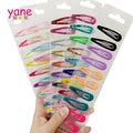 BB Sequins Hair Clip Colorful Water Droplets Hairpin Metal Spring Children Hair Accessories for Girls