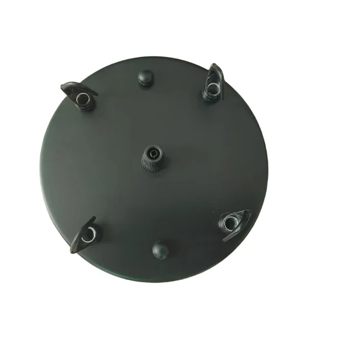 Vintage Metal Light Canopy Kit Multi-Ceiling Cover Decorative Pendant Ceiling Plate Base Screw Style Energy Saving Black