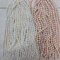 Wholesale Loose 10-11 mm Natural Freshwater pearls Nature White Pink Purple Black Dye Freshwater Pearl Strand Jewelry Findings