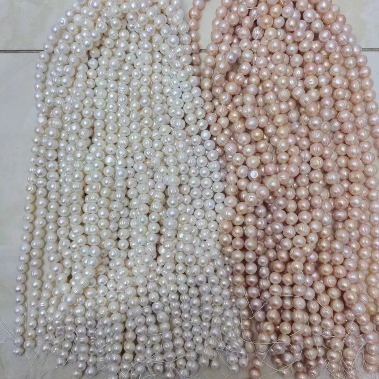 Wholesale Loose 10-11 mm Natural Freshwater pearls Nature White Pink Purple Black Dye Freshwater Pearl Strand Jewelry Findings