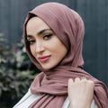 Custom Summer Breathable Light Weight Rayon Cotton Viscose Modal Shawl Hijab Crinkle Fashion Style Muslim Department Name