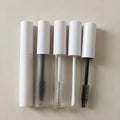 White Mascara Brush Matte White Empty Eyeliner Container 10 ml Custom Mascara Tubes Lip Gloss Tube MegaBDM
