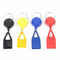 Retractable Pull Reel Keychain Lighter Holder Customized Logo Premium Lighter Simplicity Leash Lighter Sleeve With Back Clips