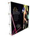 2024 Hot Style Portable ADAMX Brand X Stand Pop Tension Fabric Banner Display Frame 3X3 Size for Advertising Use