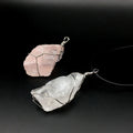 Huiying Diy Clear Quartz Pendant Crystal Healing Stones Jeweley