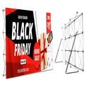 FEAMONT Promotion Portable Backdrop Custom Fabric Pop up Booth 10ft Advertising Trade Show Display Stand Exhibition Wall Banner