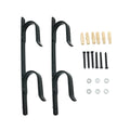 2pcs Hunting Truck Gun Rack Tool Bow Rack Gun Wall Mount Storage Rack J-Hook Gun Hangers Set