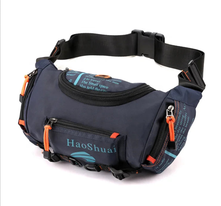 Wholesale Multifunctional Mens Crossbody Chest Bag Portable Sport Waist Belt Bag Running Fanny Pack for Boys