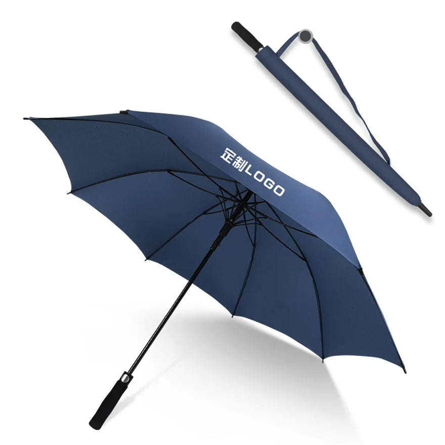 High Quality Custom Umbrella 27inch Guarda Chuva Straight Umbrellas Sombrilla Windproof Paraguas Golf Umbrella
