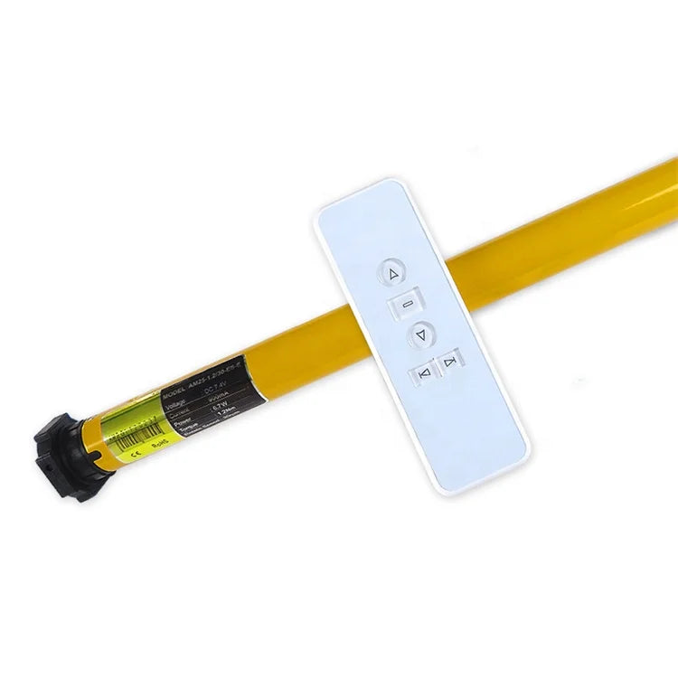 Customized Rechargeable WiFi Google Remote Control 25 mm 1.2 nm Lithium Battery Tubular Motorized Roller Blinds Motor