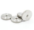 DIN467 Stainless Steel Round Head Flat Knurled Thin Nuts Thin Knurled Thumb Nut Hand Screw Straight Adjusting Lock Nut M4M5