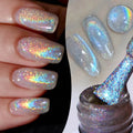 BORN PRETTY 10ml Blue Angel Tears Rainbow Cateye Nail Polishes OEM Bottle Custom Logo Wide Light Magnetic Cat Eye Led Gel Polish