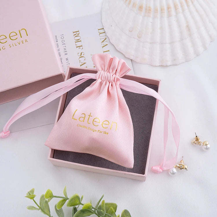 Low Moq Soft Fabric Flannel Jewellery Pouch Custom Velvet Drawstring Pouch Jewelry Bag for Gift Packaging with Custom Logo