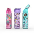 Toursun Low MOQ BPA Free 600ml logo Printed Tritan Plastic Sport Water Bottle with Straw and Flip Lid