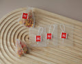 PLA Corn Fiber Pyramid Biodegradable Empty Tea Bag with String and Tag for Green Tea Herb