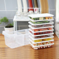 Kitchen Flexible Fresh Vegetable Fruit Storage Containers air Tight Plastic Refrigerator Food Container