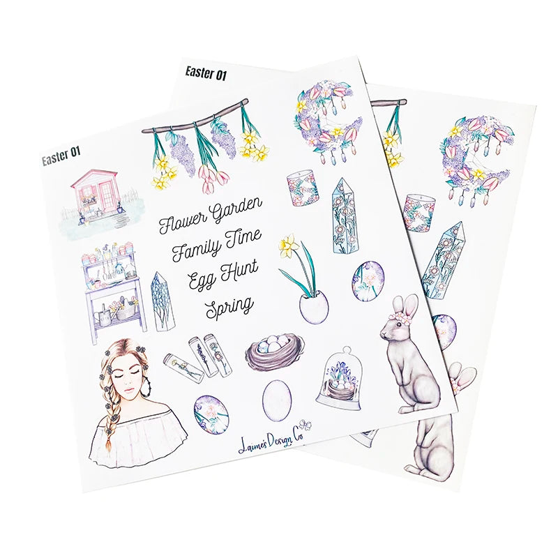 Personalized Cheap Custom Adhesive Journal Planner Sheet Sticker