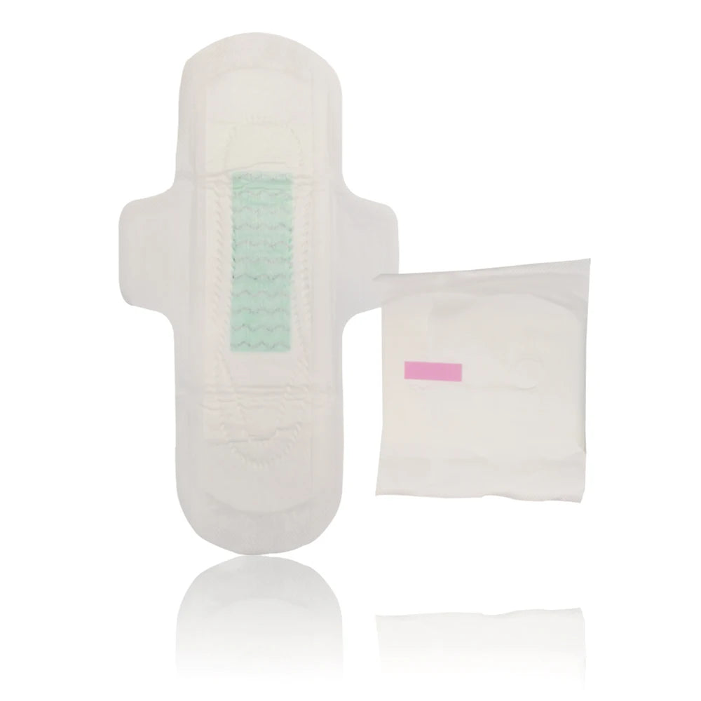 OEM Super Absorbency Soft Menstruation Bamboo Fiber Sanitary Napkin