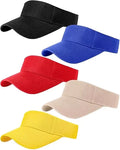 Summer Sun Protection Solid Color Visor Caps Wholesale Adjustable Custom Logo Outdoor Travel Cycling Sport Caps