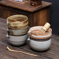 Handmade Porcelain Tea Wholesale Japanese Chawan Bowls Set Ceramic Matcha Bowl