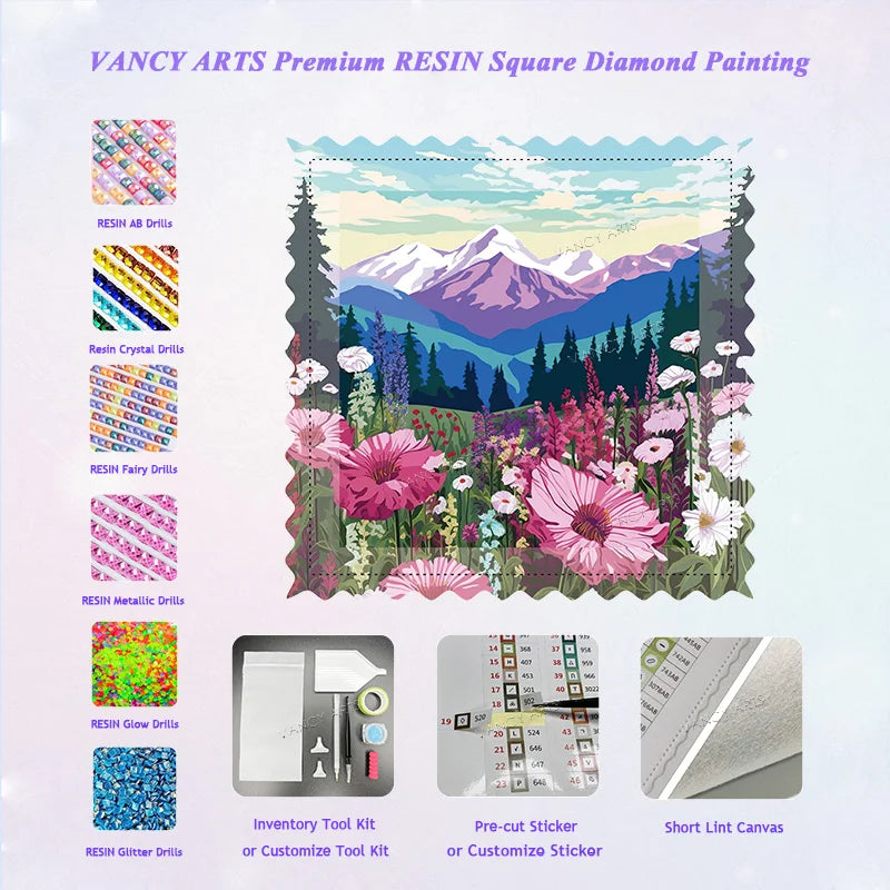 Full Diamond Art Kit With Diamond Painting Crystal Art and Craft Landscape Diamond Painting 5D Kit DIY