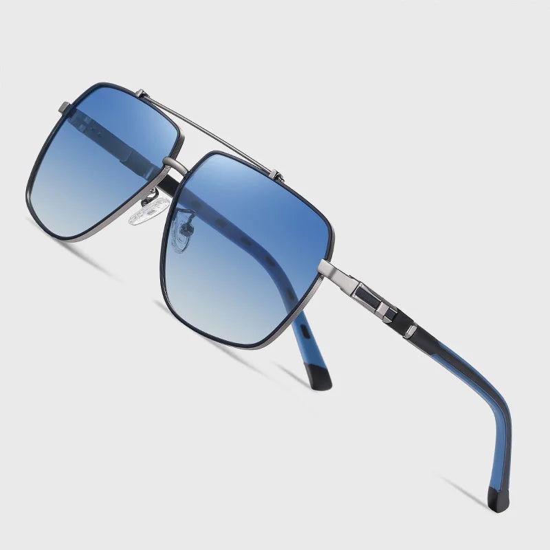 Jiuling Eyewear New Arrival Fashion Men Polarized Sunglasses Custom Logo square Uv400 Sunglasses Colorful Unisex Sunglasses
