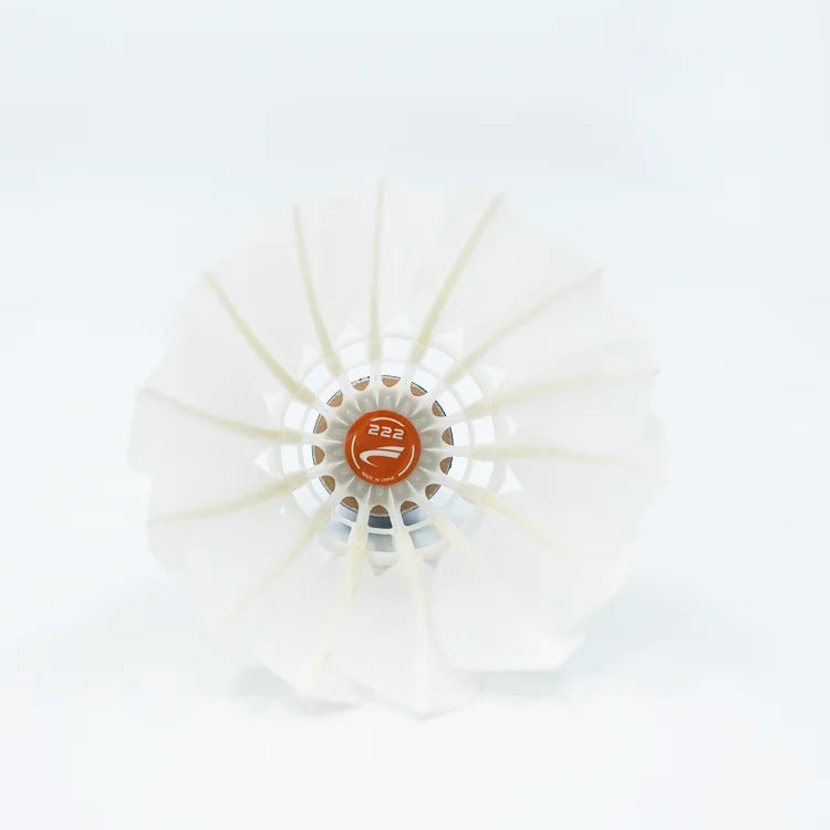 Brand New Design Anhui Goose Feather Badminton Shuttlecock Pack of 12 Stable and Sturdy High Speed Badminton Shuttles Sports