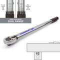 YUHANG 1/2 Inch Carbon Steel Drive Click Torque Wrench (25-250 Ft.-lb.) DIY Customizable OEM Support