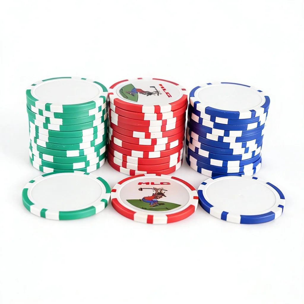 Factory Price Plastic Poker Chip Custom logo Golf Poker Chips