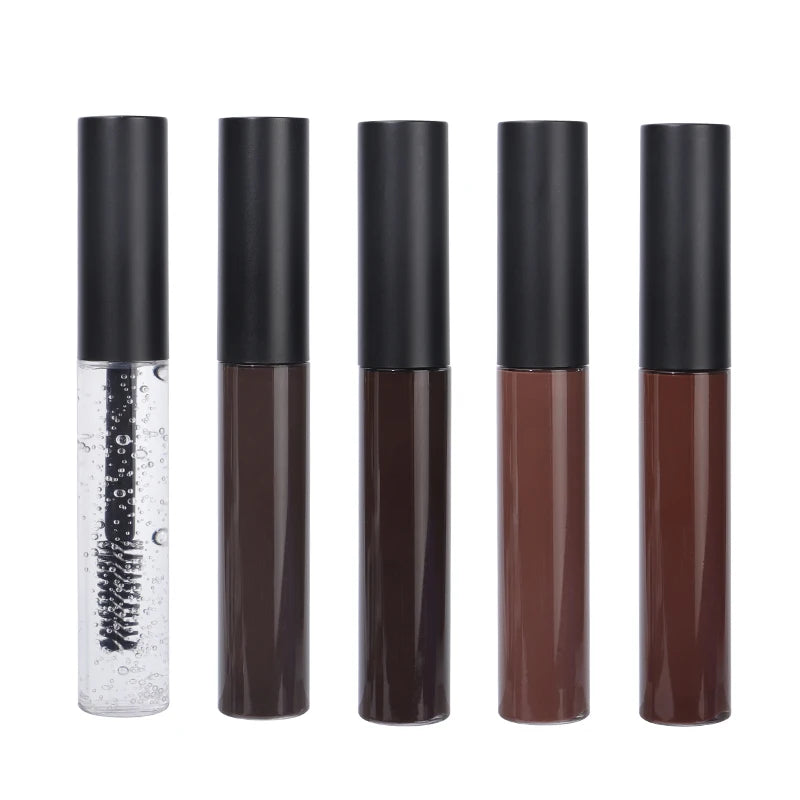 Wholesale Eye Brow Gel Private Label Waterproof Vegan Liquid Eyebrow Gel Pomade Enhancers Clear Tint Brow Gel