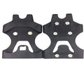 Silicone Rubber Anti-slip Ice & Snow Shoes Cover with 6 ABS Plastic & Steel Spikes