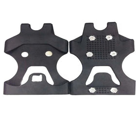 Silicone Rubber Anti-slip Ice & Snow Shoes Cover with 6 ABS Plastic & Steel Spikes