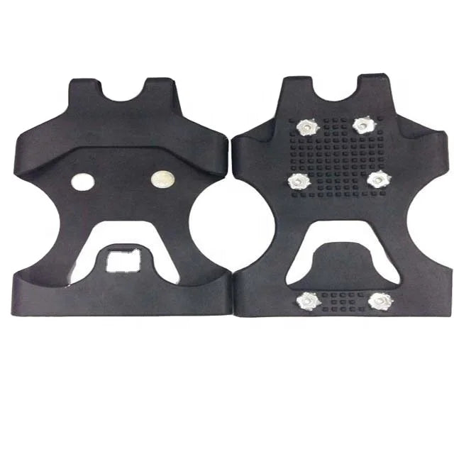 Silicone Rubber Anti-slip Ice & Snow Shoes Cover with 6 ABS Plastic & Steel Spikes