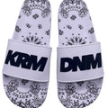 Men's New Scott Hawaii Flip Flops White Slippers with Full Printed Summer Beach Mules for Winter Use Anti-Slip Feature
