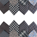 Brown Neck Ties for Mens Paisley Plaid Necktie for Business Suits Accessories Man Wedding Banquet Dress Slim Tie Cravats Gifts