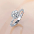 Custom Design Cheap Price 925 Sterling Silver Fine Jewelry Wedding Rings White Engagement Diamond Ring for Women