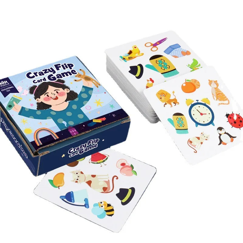 2026 Parent-child Interaction Matching Children Puzzle Logical Thinking Training Interactive Board Game Memory Card Toy