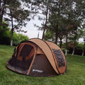 2025 Aluminum Pole Tent Hiking5- 6 Person Large Space Automatic  Camping Portable Family Tent