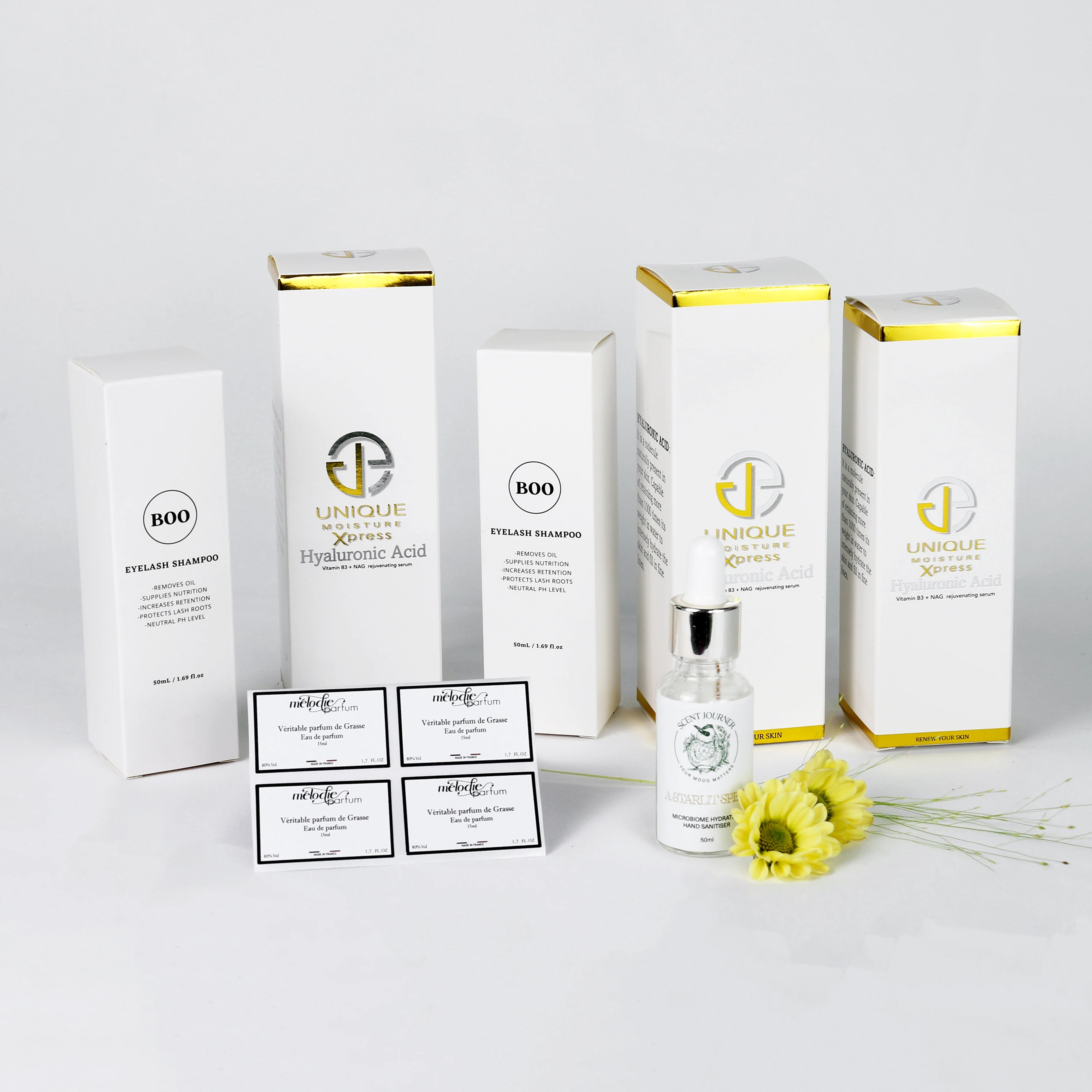 Custom Logo Printed Perfume Bottle Cosmetic Packaging Boxes