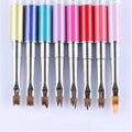 Hot Sale Professional French Tip Lines Liner Drawing Painting Gel Pen with Cap DIY Acrylic Nail Art Brush Manicure Design Tools