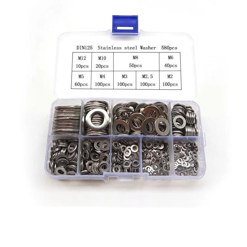OEM Din440r Flat Washer Kit 4mm OD Stainless Steel Gasket Cooper Flat Washer Set for Industrial Use